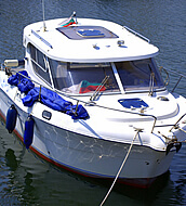 Large size boat on the water